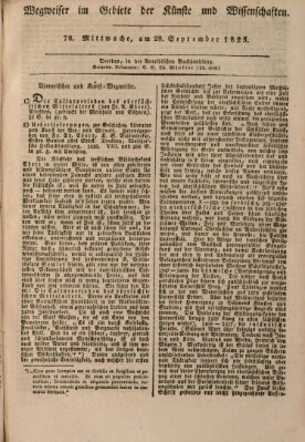 Abend-Zeitung Mittwoch 28. September 1825