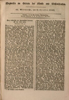 Abend-Zeitung Mittwoch 12. Oktober 1825