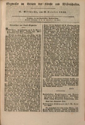 Abend-Zeitung Mittwoch 26. Oktober 1825