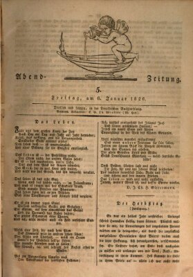 Abend-Zeitung Freitag 6. Januar 1826