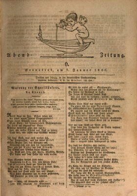 Abend-Zeitung Samstag 7. Januar 1826