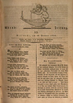 Abend-Zeitung Mittwoch 18. Januar 1826