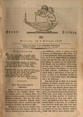 Abend-Zeitung Freitag 3. Februar 1826