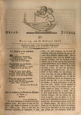 Abend-Zeitung Montag 13. Februar 1826