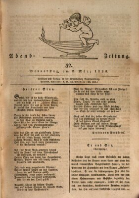 Abend-Zeitung Donnerstag 2. März 1826