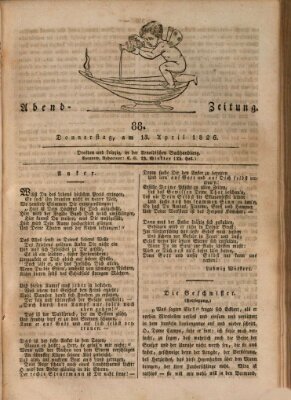 Abend-Zeitung Donnerstag 13. April 1826