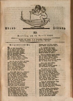 Abend-Zeitung Freitag 14. April 1826