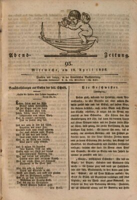 Abend-Zeitung Mittwoch 19. April 1826