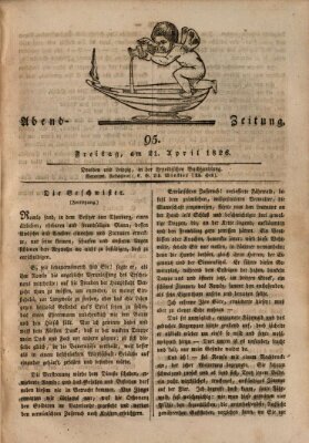 Abend-Zeitung Freitag 21. April 1826