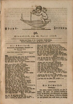 Abend-Zeitung Samstag 22. April 1826