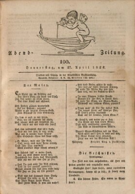 Abend-Zeitung Donnerstag 27. April 1826