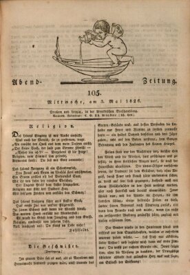 Abend-Zeitung Mittwoch 3. Mai 1826