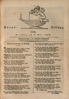 Abend-Zeitung Dienstag 16. Mai 1826