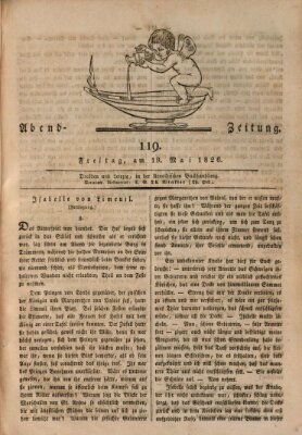 Abend-Zeitung Freitag 19. Mai 1826