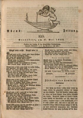 Abend-Zeitung Samstag 27. Mai 1826