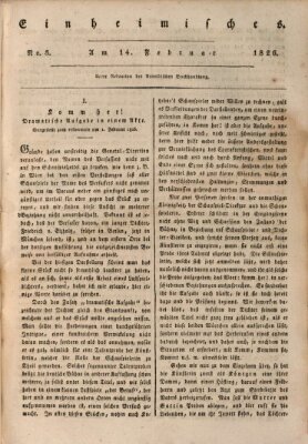 Abend-Zeitung Dienstag 14. Februar 1826