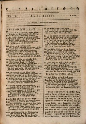 Abend-Zeitung Donnerstag 15. Juni 1826