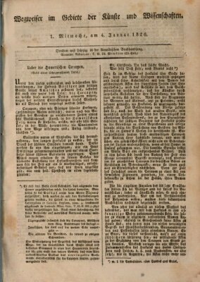 Abend-Zeitung Mittwoch 4. Januar 1826