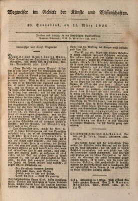 Abend-Zeitung Samstag 11. März 1826