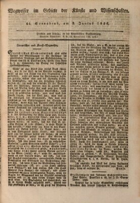 Abend-Zeitung Samstag 3. Juni 1826