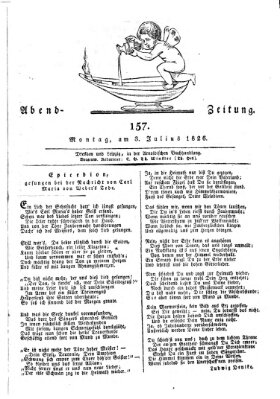 Abend-Zeitung Montag 3. Juli 1826