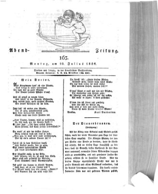 Abend-Zeitung Montag 10. Juli 1826