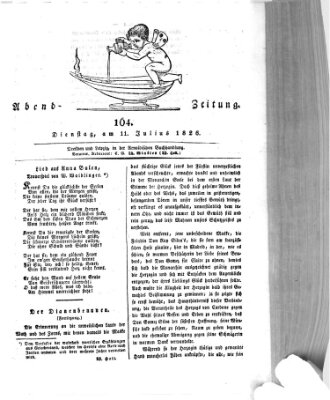 Abend-Zeitung Dienstag 11. Juli 1826