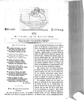 Abend-Zeitung Mittwoch 12. Juli 1826