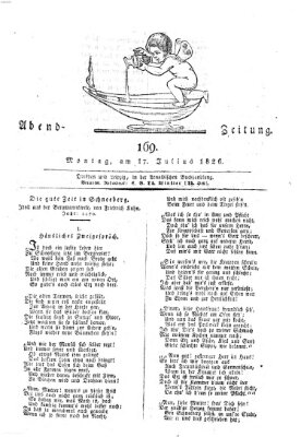 Abend-Zeitung Montag 17. Juli 1826