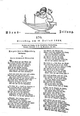 Abend-Zeitung Dienstag 18. Juli 1826