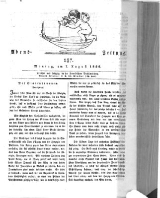 Abend-Zeitung Montag 7. August 1826