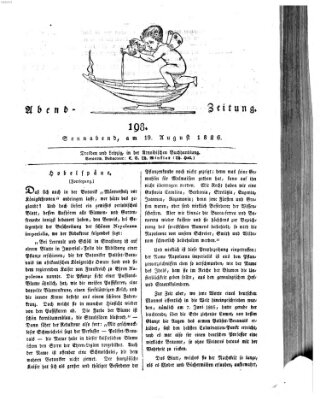 Abend-Zeitung Samstag 19. August 1826