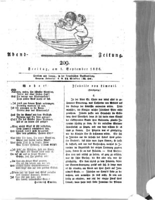 Abend-Zeitung Freitag 1. September 1826