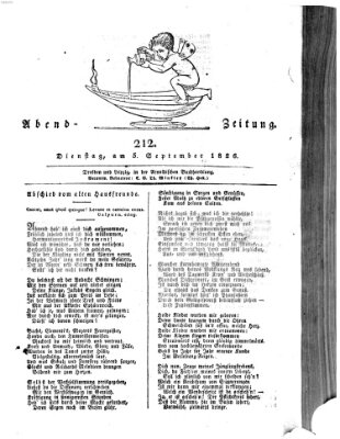 Abend-Zeitung Dienstag 5. September 1826