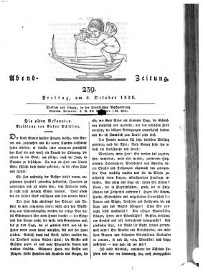 Abend-Zeitung Freitag 6. Oktober 1826