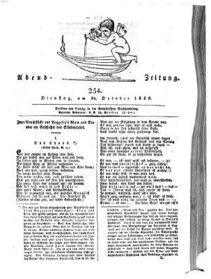 Abend-Zeitung Dienstag 24. Oktober 1826