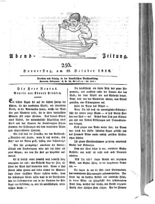 Abend-Zeitung Donnerstag 26. Oktober 1826