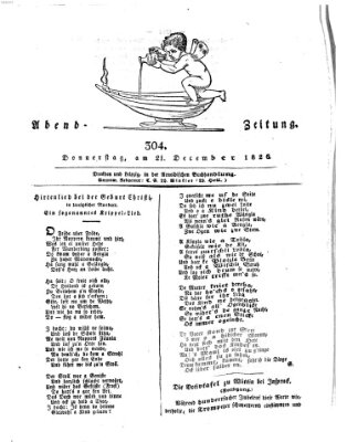 Abend-Zeitung Donnerstag 21. Dezember 1826