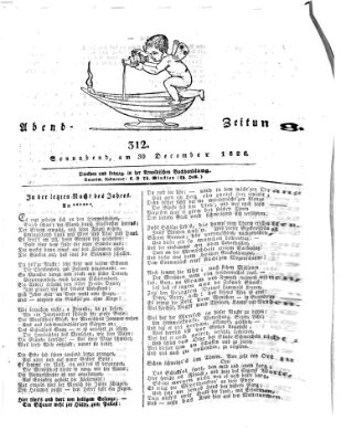 Abend-Zeitung Samstag 30. Dezember 1826