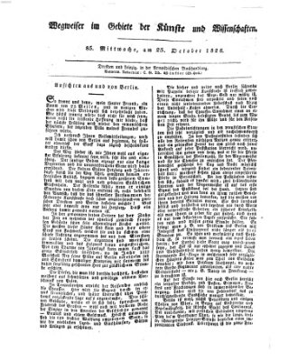 Abend-Zeitung Mittwoch 25. Oktober 1826