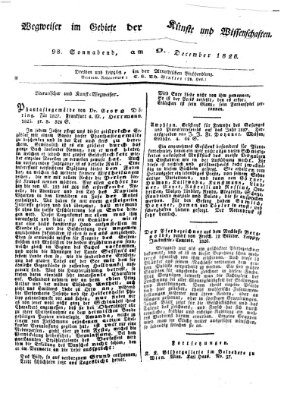 Abend-Zeitung Samstag 9. Dezember 1826