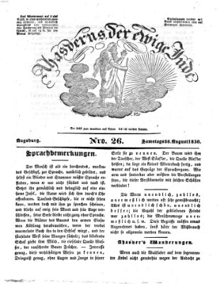 Ahasverus, der ewige Jude Samstag 28. August 1830