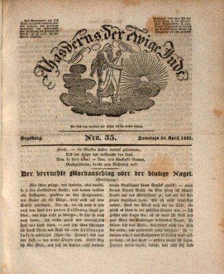 Ahasverus, der ewige Jude Samstag 30. April 1831