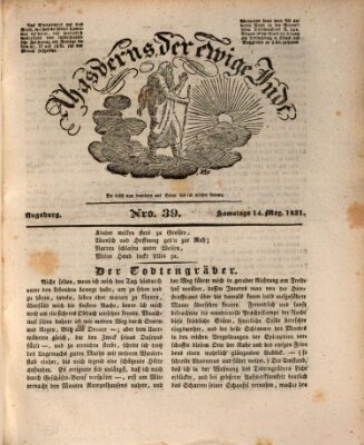 Ahasverus, der ewige Jude Samstag 14. Mai 1831