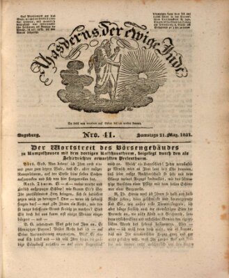 Ahasverus, der ewige Jude Samstag 21. Mai 1831