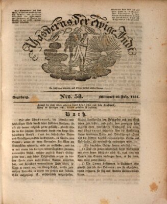 Ahasverus, der ewige Jude Mittwoch 20. Juli 1831