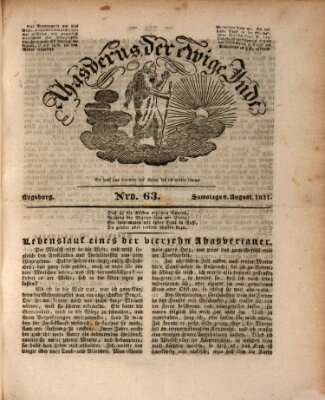 Ahasverus, der ewige Jude Samstag 6. August 1831