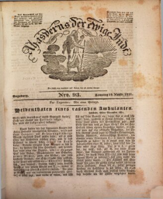 Ahasverus, der ewige Jude Samstag 19. November 1831