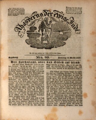 Ahasverus, der ewige Jude Samstag 10. Dezember 1831