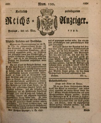 Kaiserlich privilegirter Reichs-Anzeiger (Allgemeiner Anzeiger der Deutschen) Freitag 26. Mai 1797